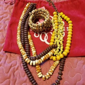 Sassy Jones Terza Stone Brown Set